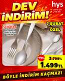 Schafer 60 Parça Çatal Kaşık Takımı - Paslanmaz Çelik Şıklığı