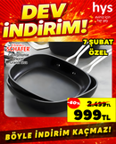 Schafer Gastronomie 24 cm Granit Tava - Çizilmeye Dayanıklı ve Yapışmaz