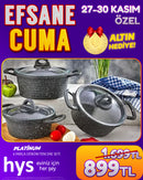 Platinum 6 Parça Döküm Tencere Seti
