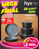 Karaca 8 Parça Granit Tencere Seti