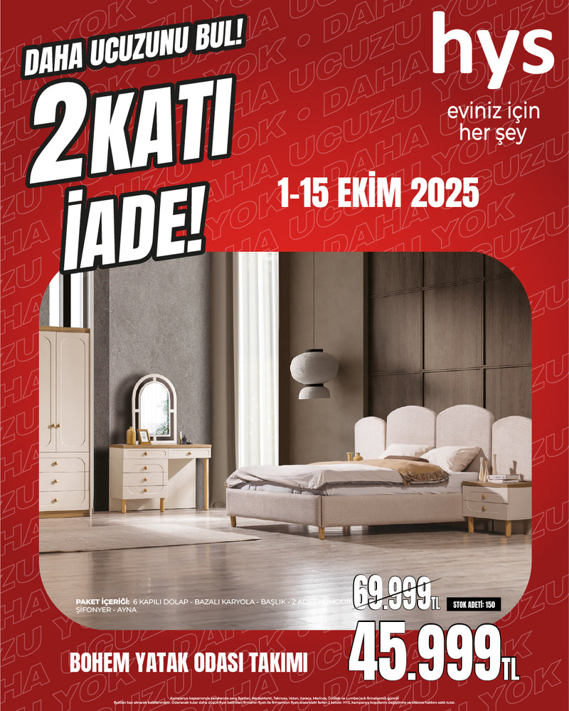 Bohem Yatak Odası Takımı