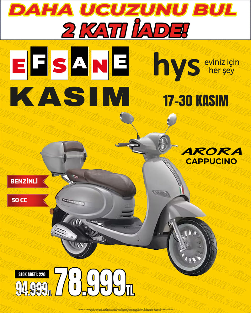 Arora Cappucino S - 50 CC