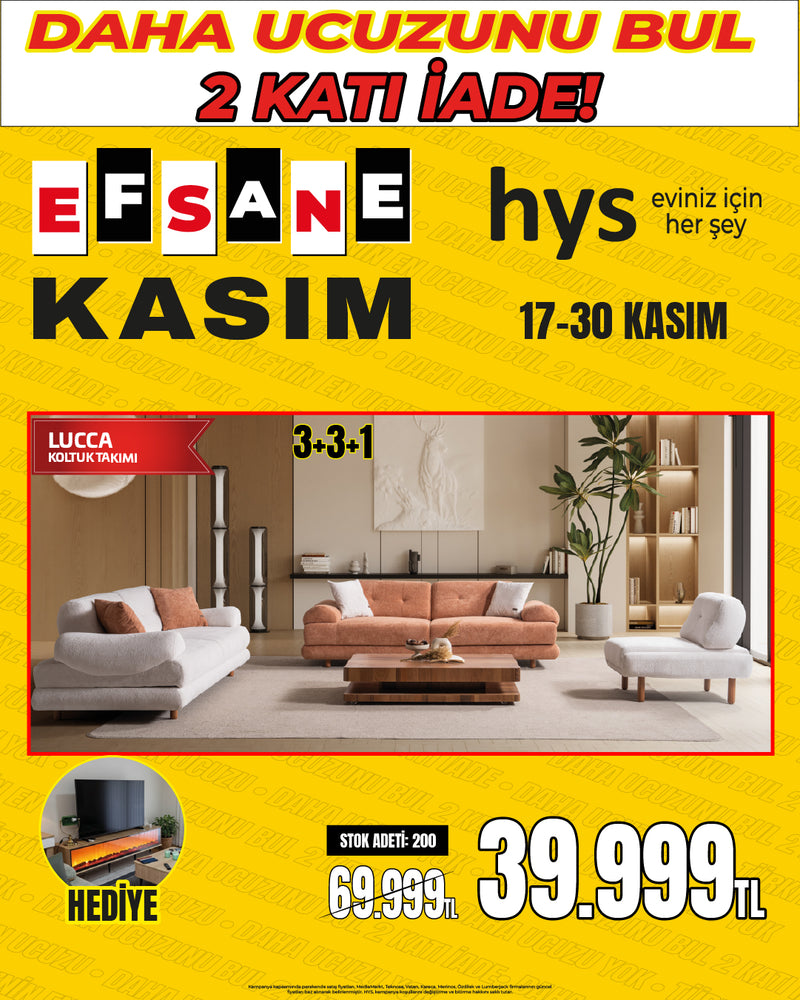 Lucca Koltuk Takımı