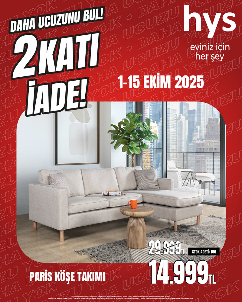 Paris Köşe Koltuk Takımı