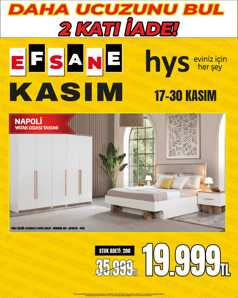 Napoli Yatak Odası Takımı
