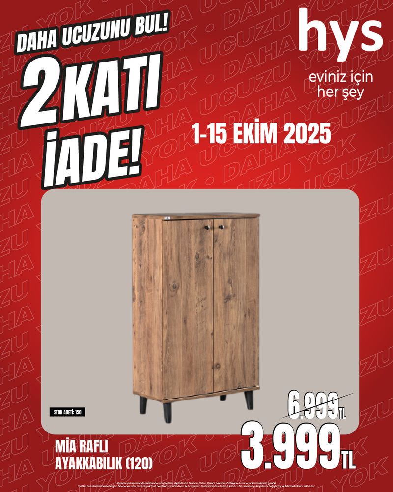 Mia Raflı Ayakkabılık (120)