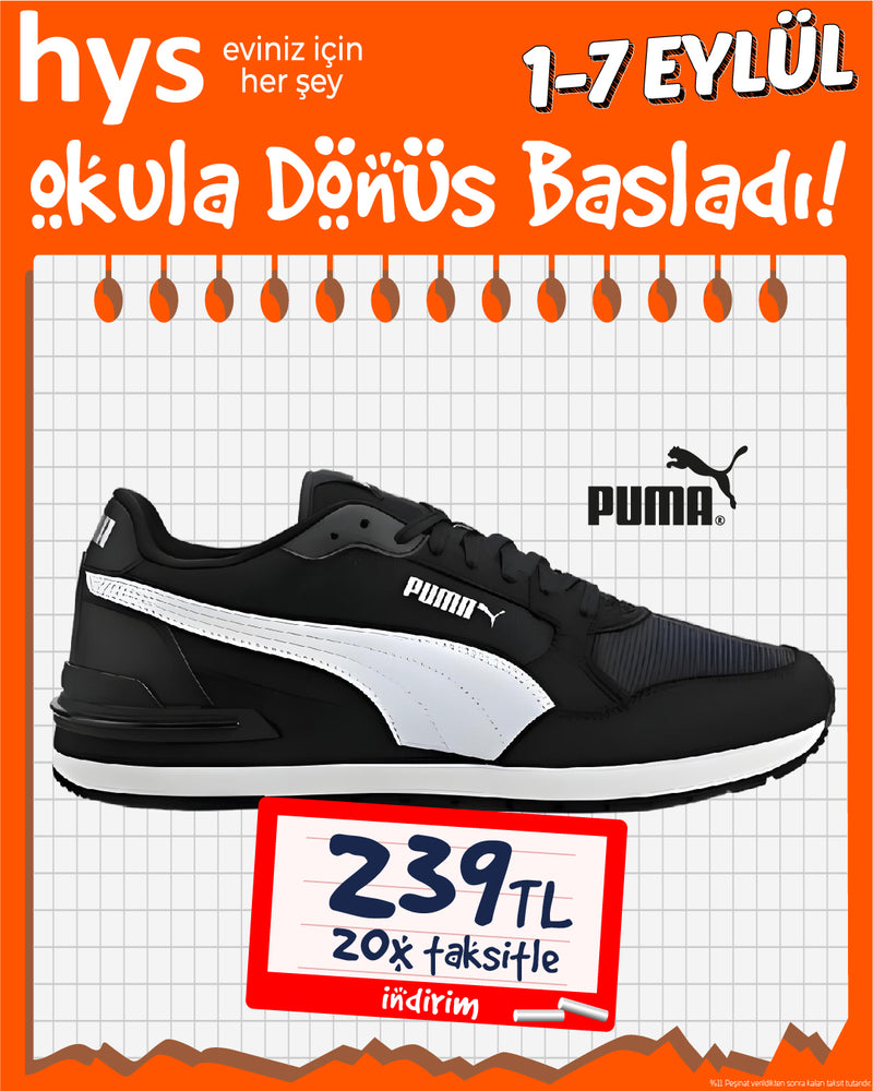 Puma Sprint Siyah Spor Ayakkabı