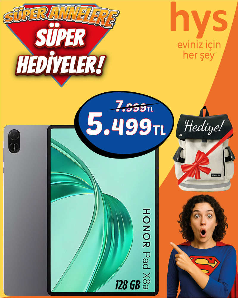 Honor Pad X8a 2.4GHz 4GB 128GB 11''-Android Tablet