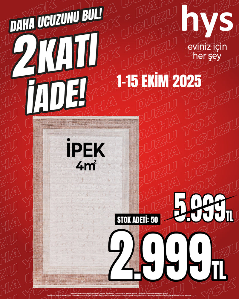 İpek 4m2 Modern Halı