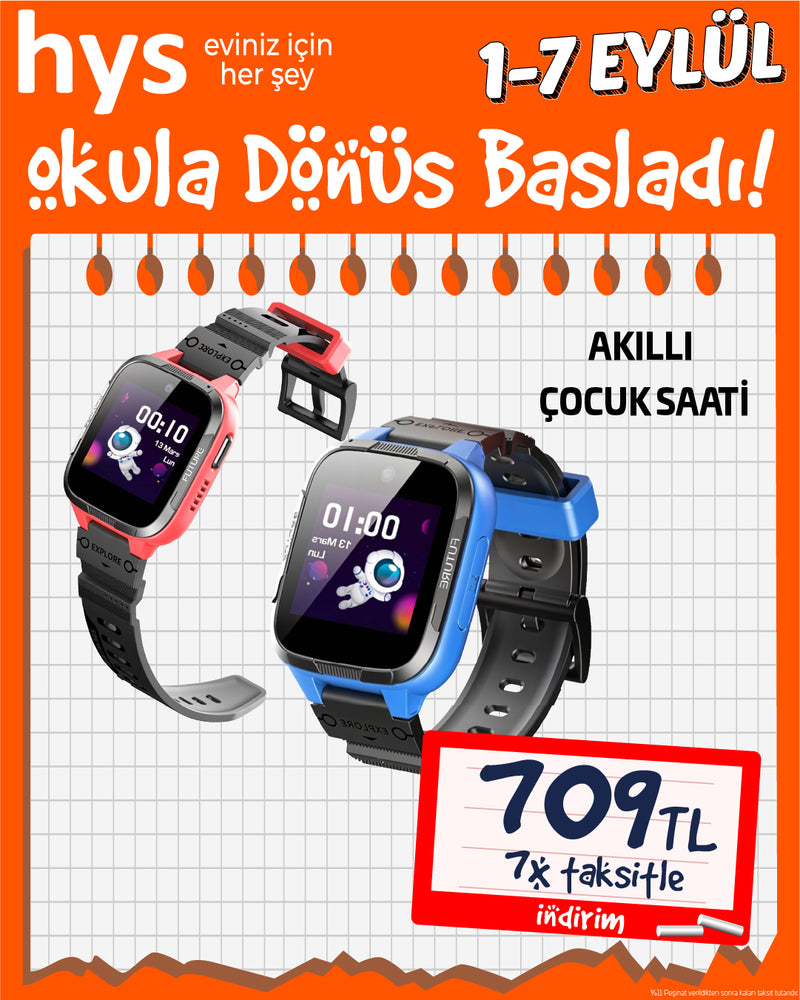 360 Botslab Akıllı Çocuk Saati E3 Blue