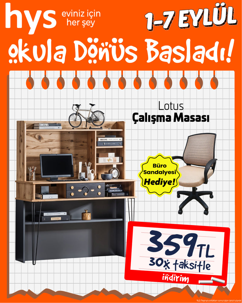 Lotus Çalışma Masası