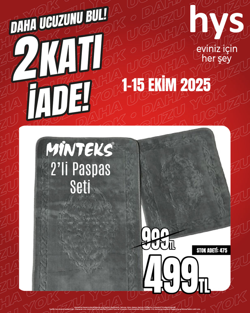 Minteks 2 li Paspas Seti