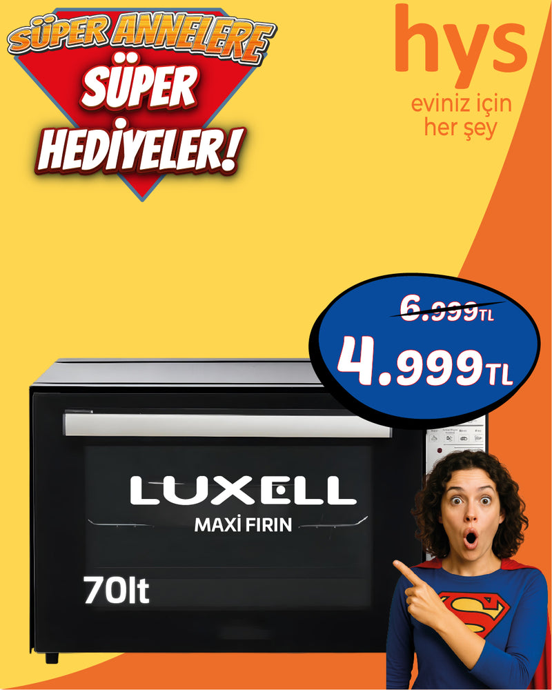 Luxell 70 Litre Börekçi Fırın (LX-9655)