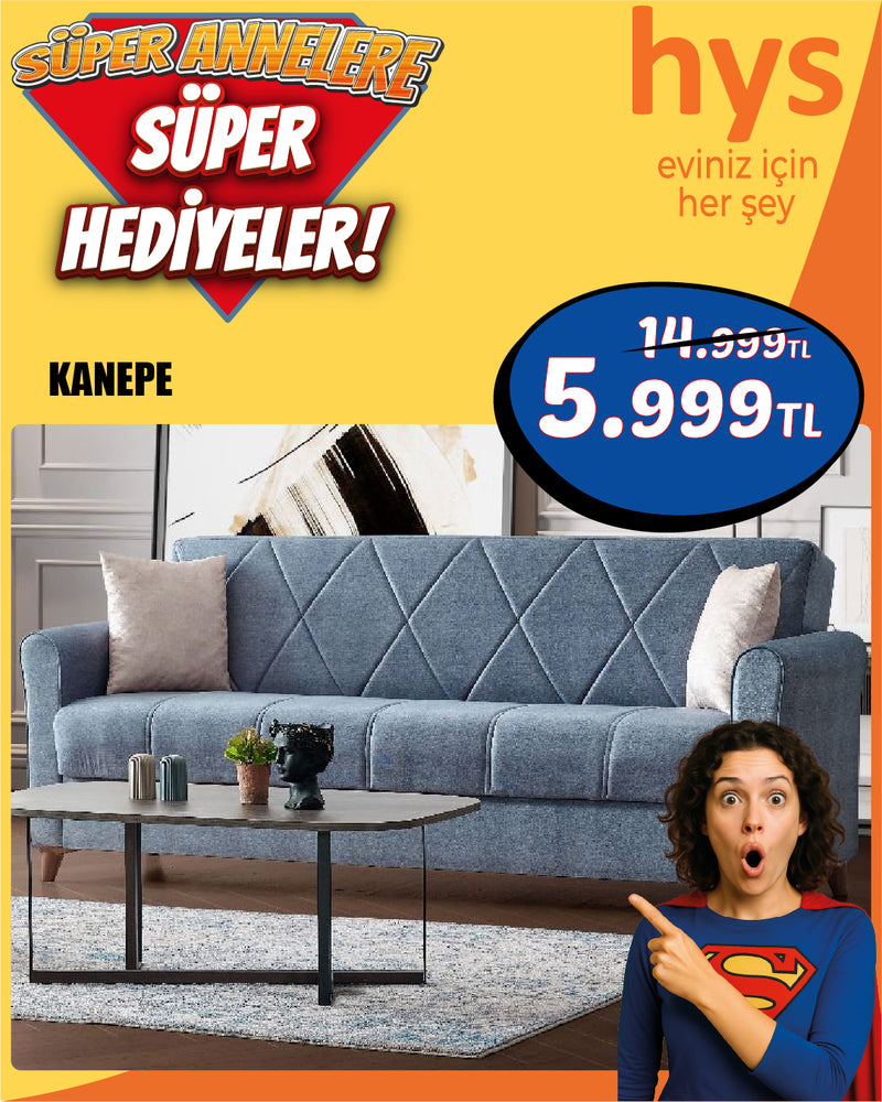 Tek Kanepe 3 Kişilik (Açılır - Kapanır)