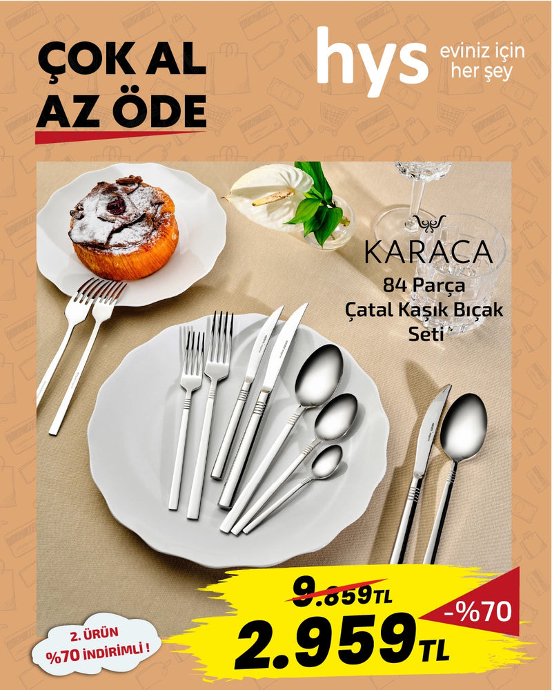 Karaca 84 Parça Çatal Kaşık Bıçak Seti