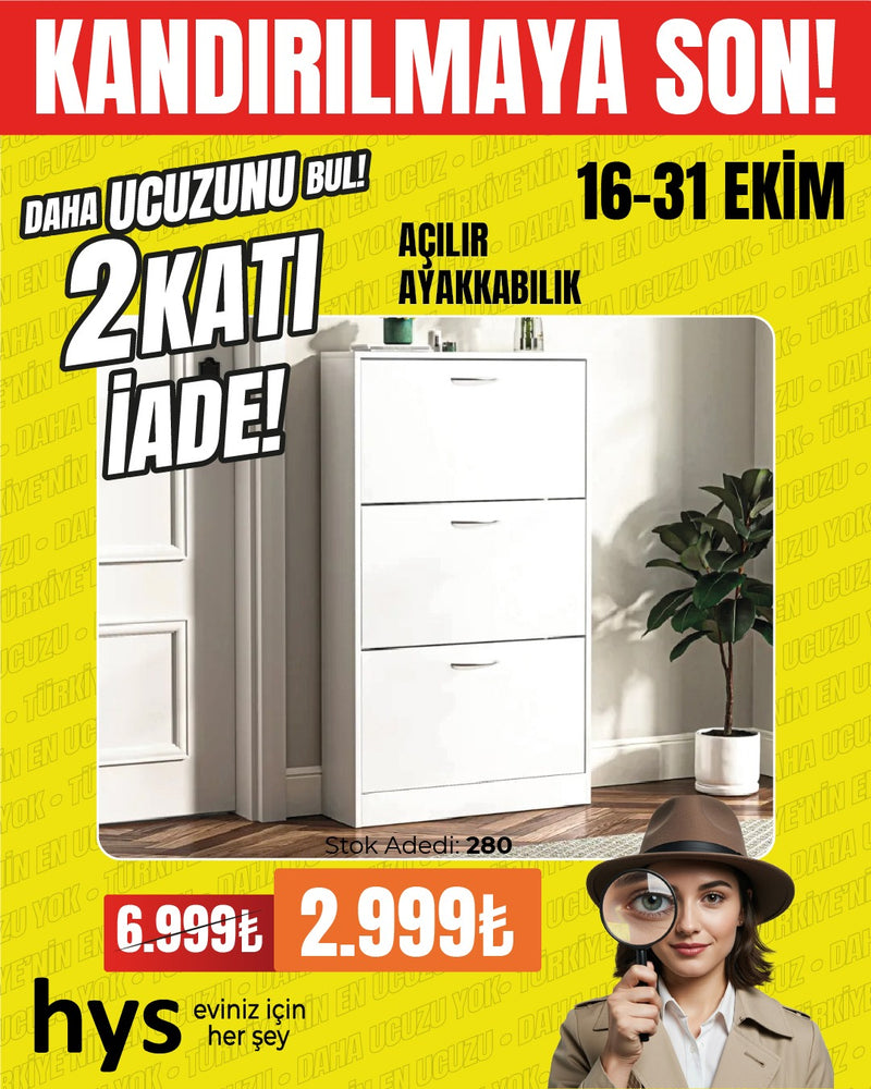 Açılır Ayakkabı (3 Katlı)