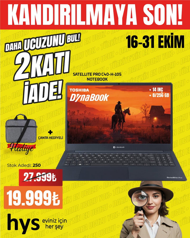 Dynabook Satellite Pro C40-H-105 1065G7 8/256 GB 14" Notebook