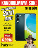 Vivo Y04 Cep Telefonu 4/128 GB