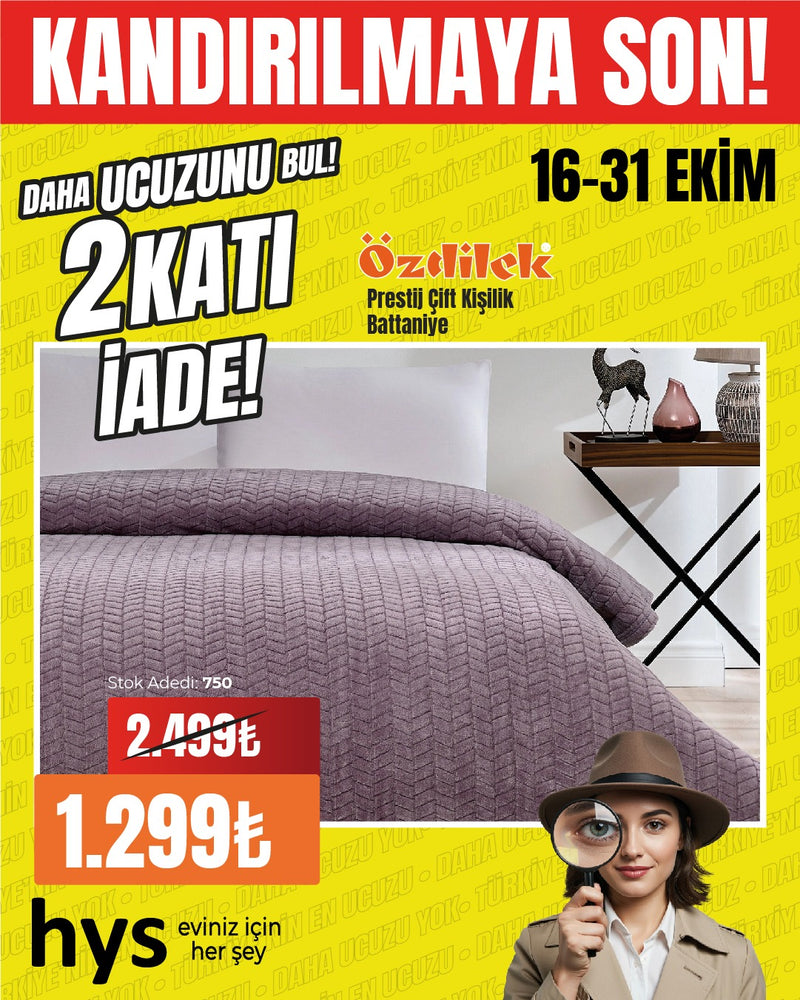 Özdilek Prestij Çift Kişilik Battaniye