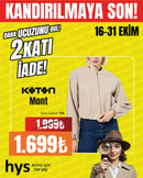 Koton Bel ve Kolları Büzgülü Mont (Bayan)