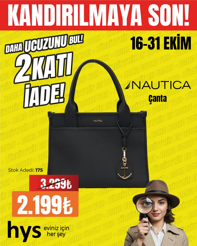 Nautica Bayan Çanta (Siyah)