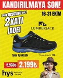 Lumberjack Spor Ayakkabı (Siyah-Mavi)