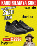 Deribu Siyah Günlük Ayakkabı