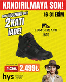 Lumberjack Outdoor Bot (Siyah)