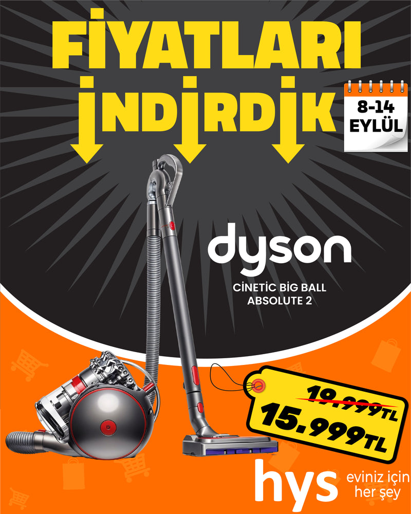 Dyson Cinetic Big Ball Absolute 2 700 W Toz Torbasız Elektrikli Süpürge