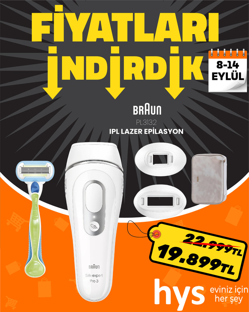 Braun PL-3133 Lazer Epilasyon Aleti