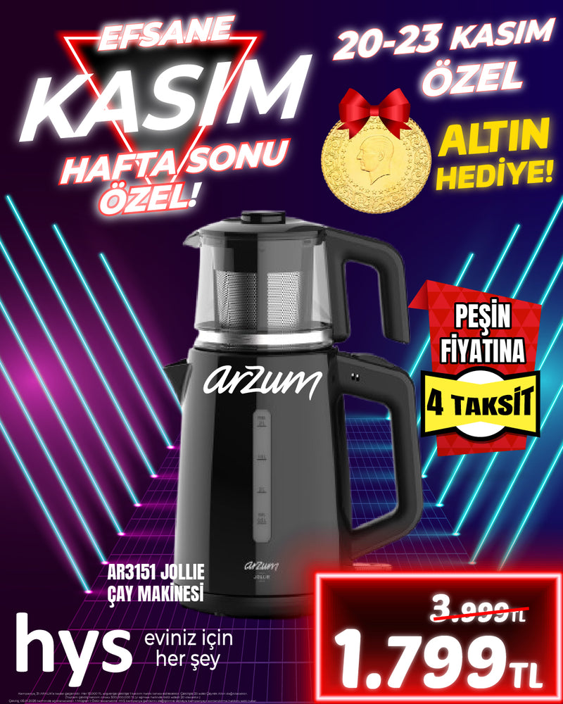 Arzum AR3151 JOLLIE Çay Makinesi