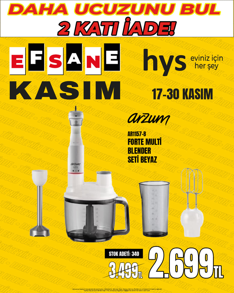 Arzum AR1157-B Forte Multi Blender Seti