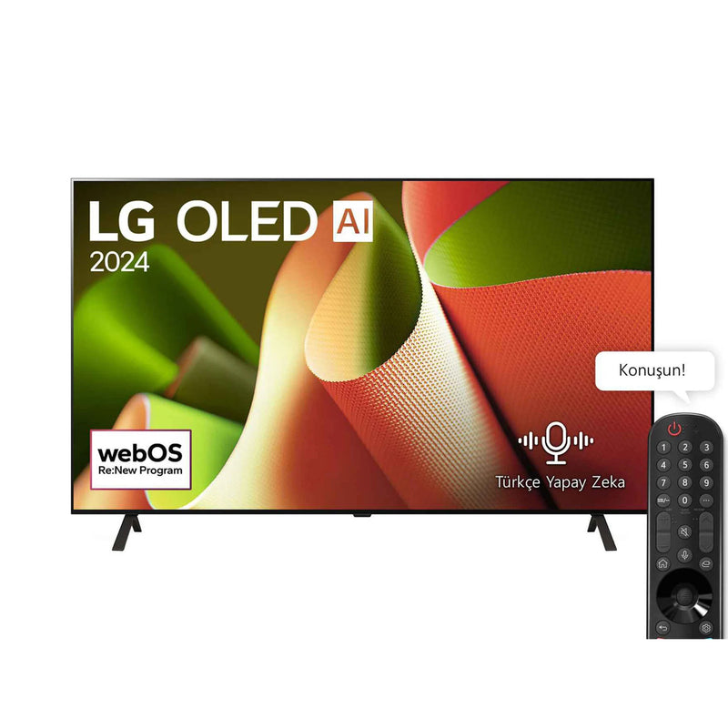 LG OLED55B46LA.APDZ 55" 4K OLED Smart TV | Dolby Vision, Atmos, WebOS 24, Dahili Uydu Alıcılı