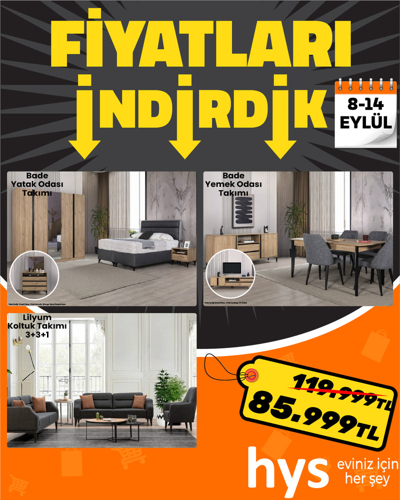 Mobilya Çeyiz Paketi - Bade&Lilyum