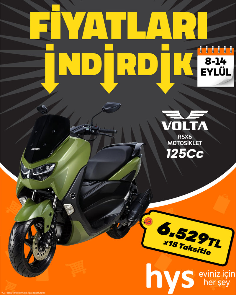 Volta RSX6 - 125 CC Motosiklet