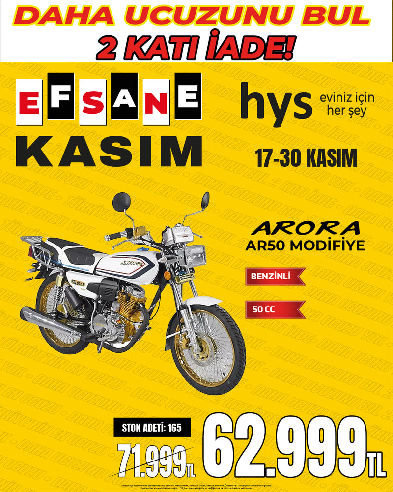 Arora AR50 50 CC Motor Modifiyeli