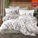 Azura Çift Kişilik Nevresim Takımı Yaprak Desen