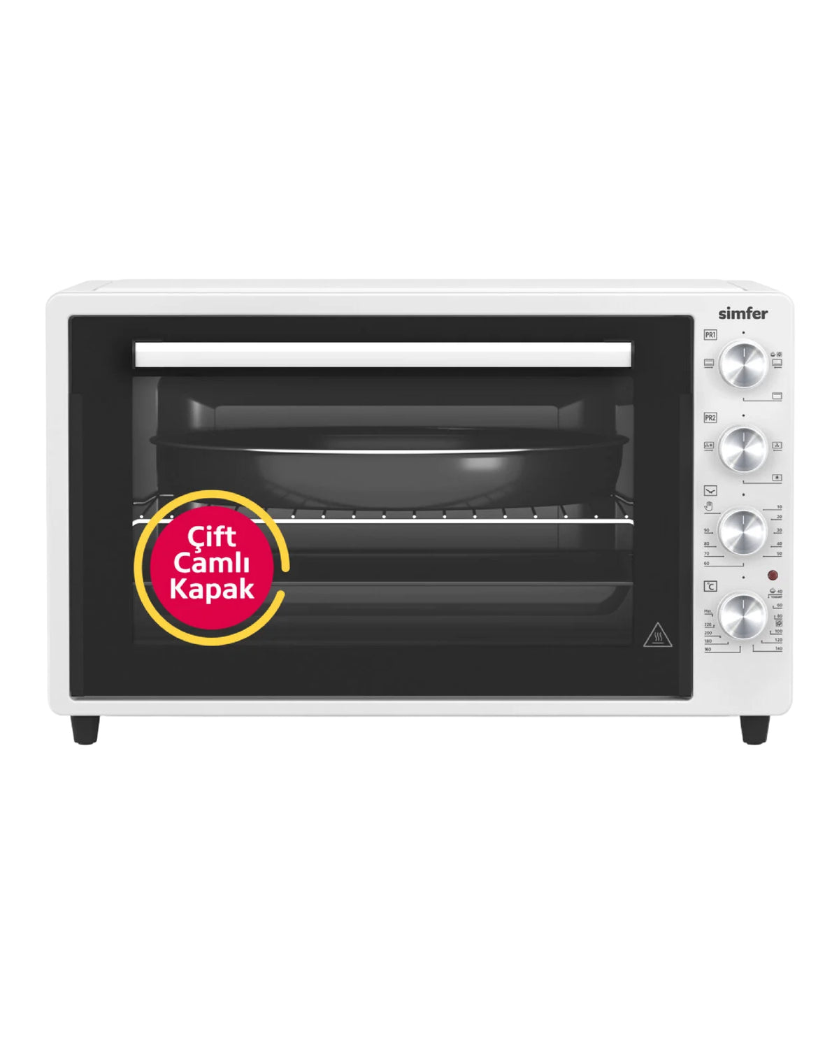 Simfer M-7032 Beyaz 70 lt Midi Fırın