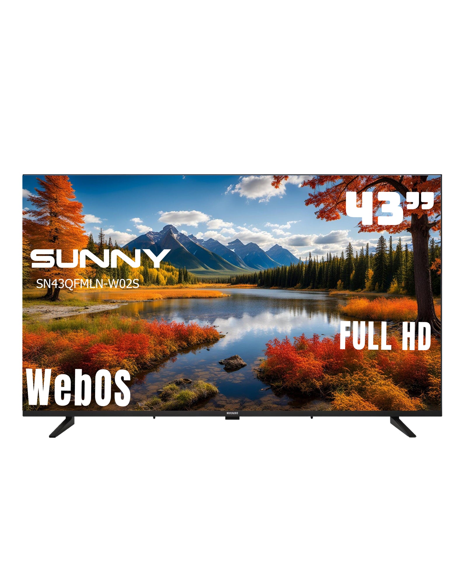 Sunny 43" SN43QFMLN-W02S Full HD 109 Ekran Uydu Alıcılı webOS Smart QLED TV