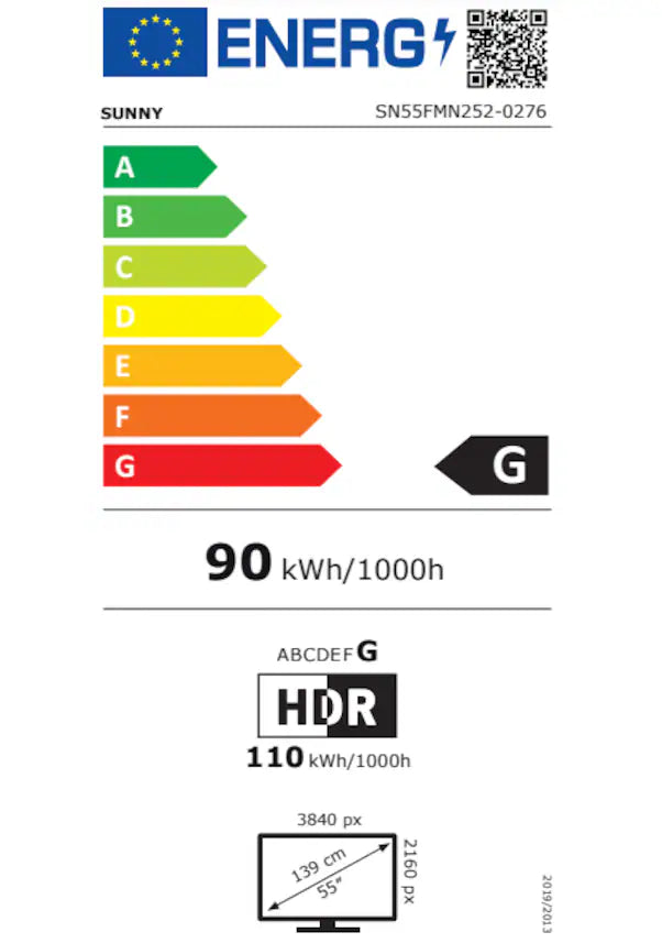 Sunny SN55FMN252 4K Ultra HD 55" (140 Ekran) Uydu Alıcılı webOS Smart LED TV