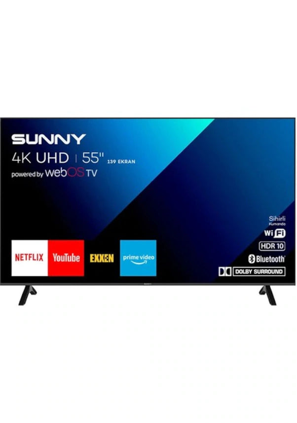 Sunny SN55FMN252 4K Ultra HD 55" (140 Ekran) Uydu Alıcılı webOS Smart LED TV
