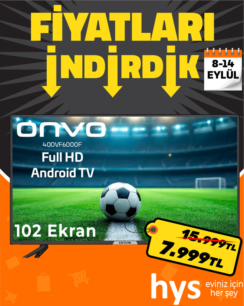 ONVO 102 Ekran 40" TV 400VF6000F