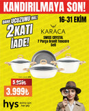 Karaca Swiss Crystal 7 Parça Tencere Seti