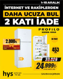 Profilo BD2055WENN 453 LT Beyaz Buzdolabı