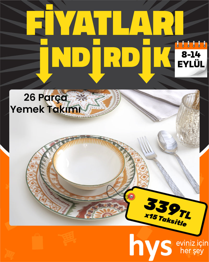 26 Parça Yemek Takımı