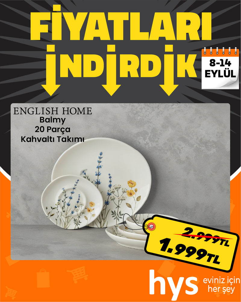 English Home 20 Parça Kahvaltı Seti