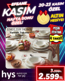 English Home 24 Parça 6 Kişilik Porselen Yemek Takımı
