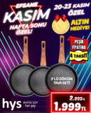 3'lü Döküm Tava Seti