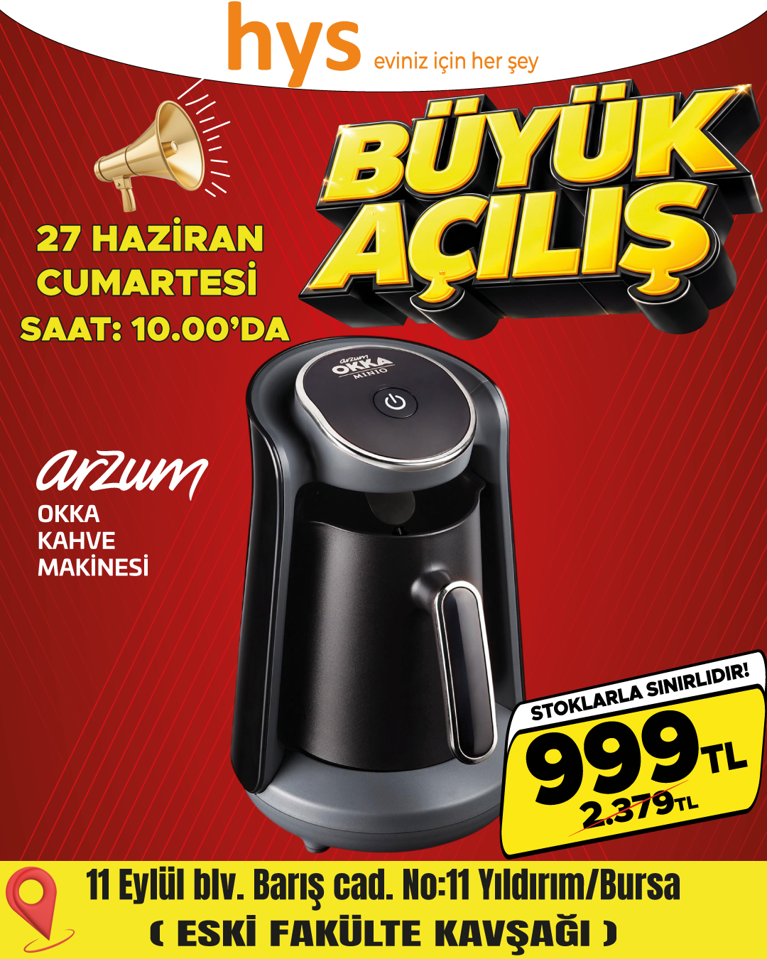 Arzum OKKA Kahve Makinesi