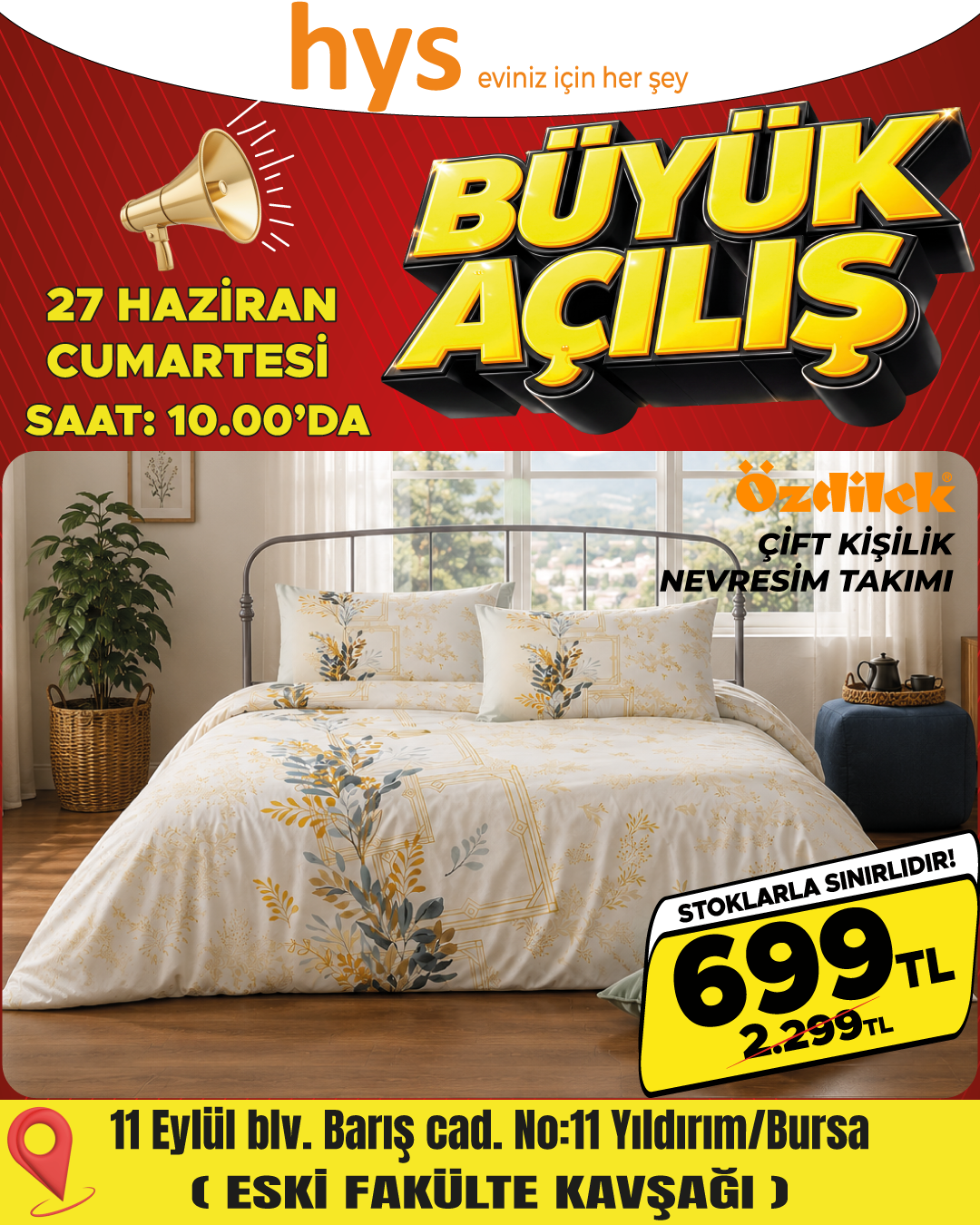 Çift Kişilik Nevresim Takımı